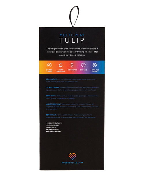 Nu Sensuelle Tulip - Vibrador Millennial Rosa 15 Modos de Vibración Product Image.