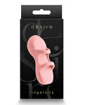 Desire Fingerella Peach Luxe Lencería de encaje