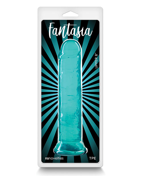 Fantasia Upper 8" Clear Realistic Dildo Product Image.
