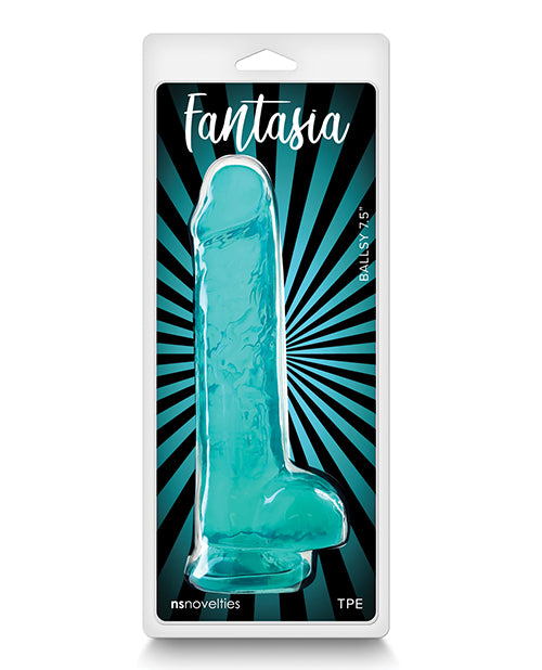 Fantasia Ballsy 7.5 吋寫實粉紅色假陽具 Product Image.