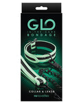 NS Novelties GLO Bondage Collar & Leash: A Symphony of Seductive Glow