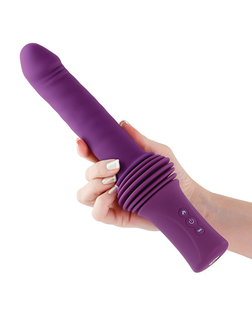 INYA Super Stroker - 紫色：推力、振動和加熱帶來終極樂趣 Product Image.