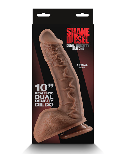 Shane Diesel Consolador de doble densidad de 10": el mejor compañero de placer Product Image.