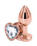 Rear Assets Rose Gold Heart Small Anal Toy