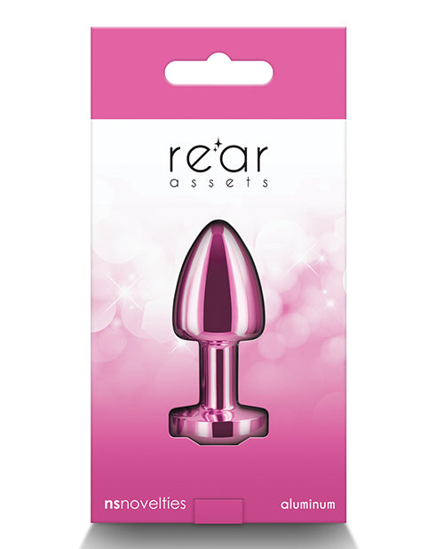 Rear Assets Petite Plug anal morado: una entrada lujosa a la exploración sensual Product Image.