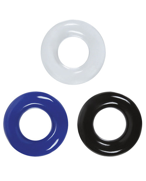 Renegade Stamina Rings - Set of 3 Vibrant TPE Rings Product Image.