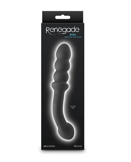 Renegade Duel - Luxurious Black Dual-Ended Massager Product Image.