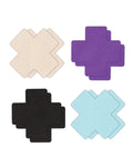 NS Novelties Pretty Pasties Cross I Assorted - 4 Pair