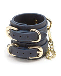 NS Novelties Blue Vinyl Wrist Cuff: A Luxurious Embrace of Elegance