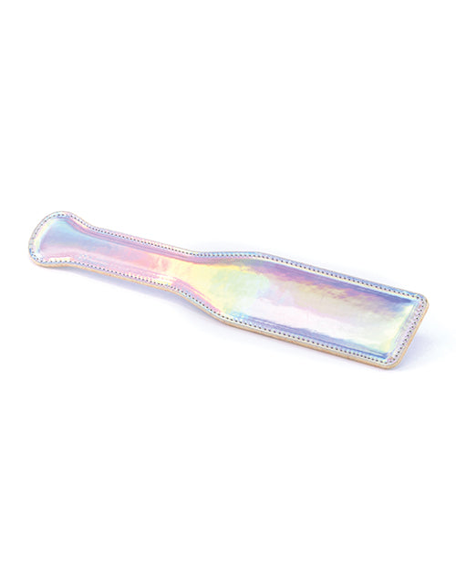 Cosmo Rainbow Holographic Bondage Paddle Product Image.