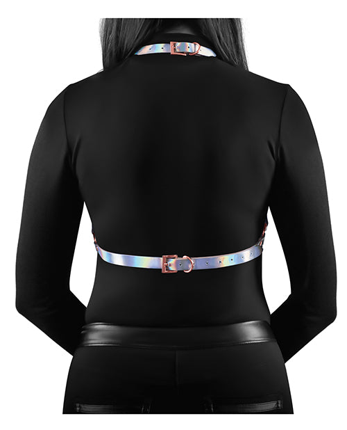 Rainbow Cosmo Harness Crave: Vibrant Comfort & Fit Product Image.