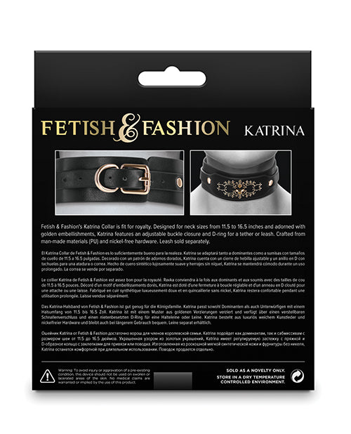 Fetish & Fashion Katrina Collar - Black Product Image.