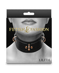 Fetish &amp; Fashion Collar Lilith - Negro