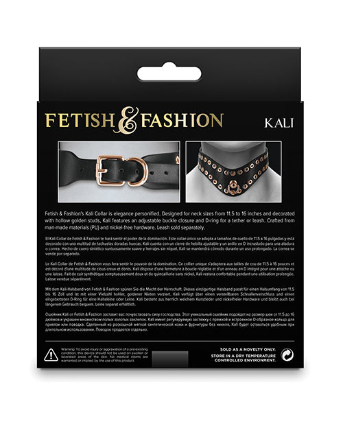 Fetish & Fashion Kali Collar - Black Product Image.