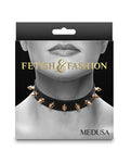 Fetish &amp; Fashion Collar Medusa - Negro