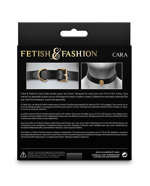 Fetish &amp; Fashion Collar Cara - Negro Product Image.