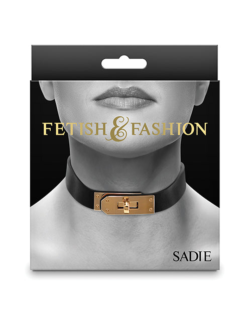 Fetish & Fashion Sadie Collar - Black Product Image.