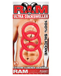 Ram Ultra Cocksweller: Premium Silicone Clincher Cockrings