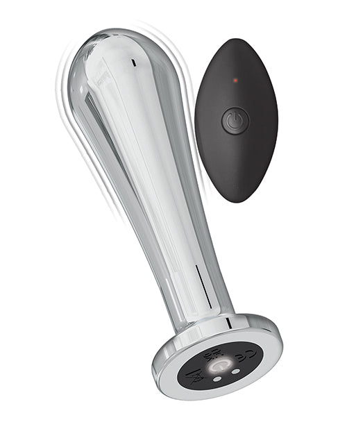 Ass-sation Remote Vibrating Metal Anal Bulb: A Touch of Elegance Product Image.