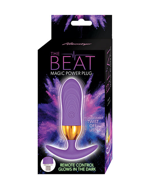 Purple Beat Magic Power Plug: Your Stylish Companion in Charging Product Image.