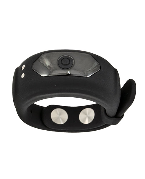 Nasstoys Cock Power Adjustable Belt Ring - Black Product Image.