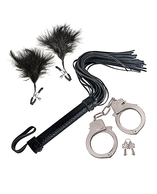 Nasstoys Bondage Whip & Cuff Set Product Image.