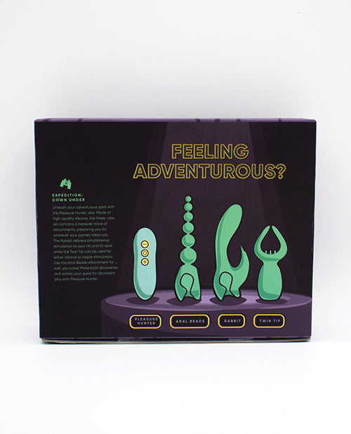 Natalie's Toy Box Pleasure Hunter Kit de 3 piezas: juego de placer definitivo Product Image.