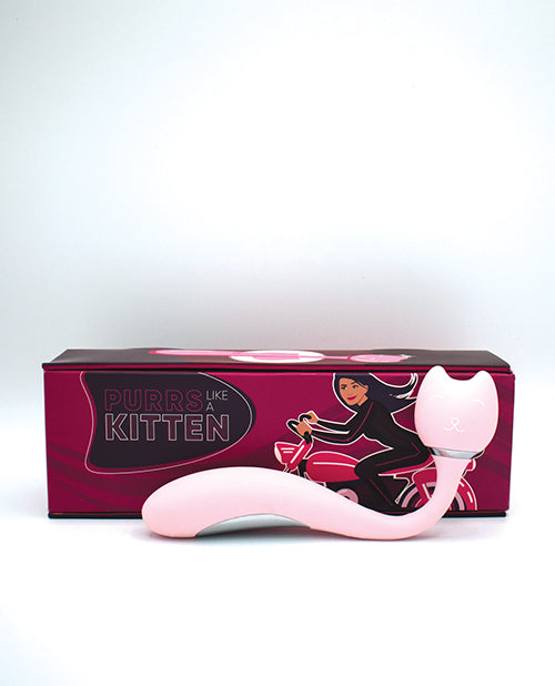娜塔莉的玩具盒像小貓一樣發出咕嚕聲振動器 - 粉紅色：優質，多功能刺激，精確的樂趣 Product Image.
