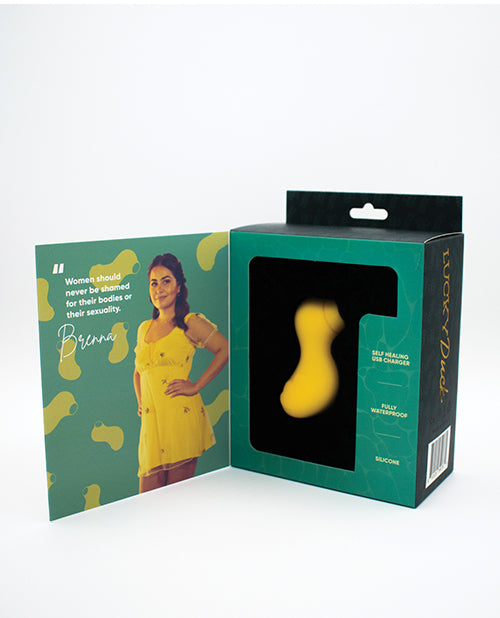 Natalie's Toy Box Lucky Duck Sucker - Yellow: Customisable Suction Pleasure 🦆 Product Image.