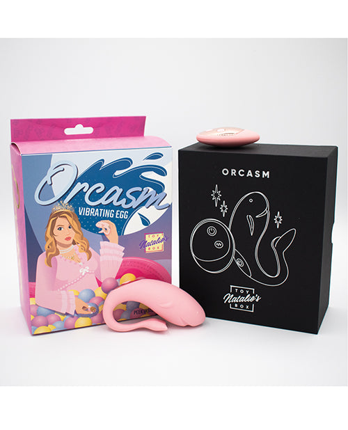 Natalie's Toy Box Orcasm Remote Controlled Wearable Egg Vibrator - Pink Product Image.