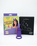 Natalie's Toy Box The Cock Hopper 陰莖環和子彈振動器 - 紫色