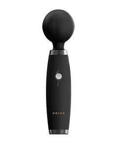 PRIVE Super Wand Massager - Elegant Black Passion