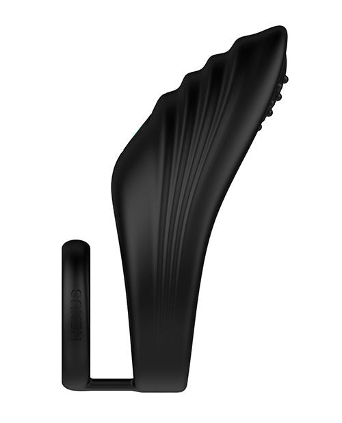 Nexus Enhance Black Cock & Ball Ring: Customisable Pleasure, Comfort & Security, Rechargeable & Waterproof Product Image.