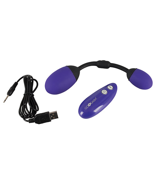 Bolas vibratorias moradas GoGasm: herramienta definitiva para el placer y el entrenamiento Product Image.