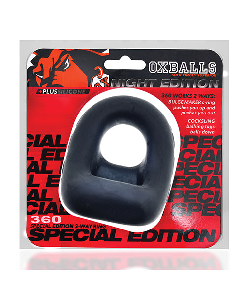 Oxballs 360 Cock Ring &amp; Ballsling - Edición especial nocturna Product Image.