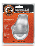 Oxballs Ballsling Ball Split Sling - Clear Ice: máximo placer y comodidad