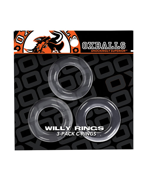 Paquete de 3 anillos Willy de Oxballs: anillos para el pene duraderos y versátiles Product Image.
