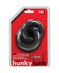 Hunky Junk Duo Linked Cock & Ball Rings - Tar: Sensación de doble agarre