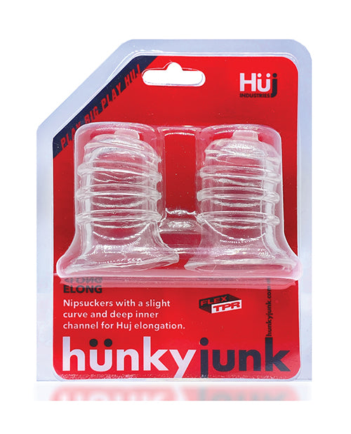 Hunky Junk Elong Nipsuckers: Enhanced Nipple Pleasure Product Image.