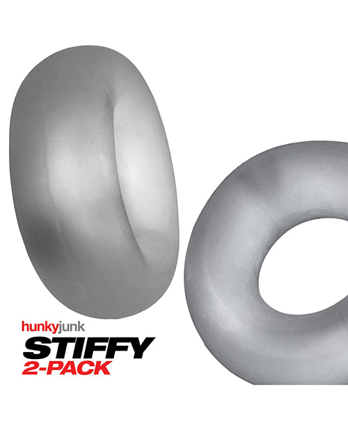 Paquete de 2 anillos para el pene Hunky Junk Stiffy: eleva tu pasión Product Image.