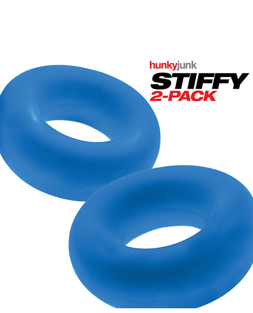 Paquete de 2 anillos para el pene Hunky Junk Stiffy: eleva tu pasión Product Image.