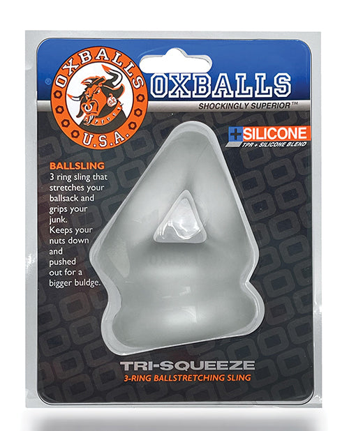Oxballs Tri Squeeze: Versatile Cocksling & Ballstretcher 🌟 Product Image.