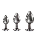 Playboy Pleasure Pleasure 3 Ways Butt Plugs - Kit de entrenamiento anal