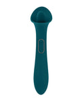 Vibrador Playboy Pleasure True Indulgence en verde azulado profundo