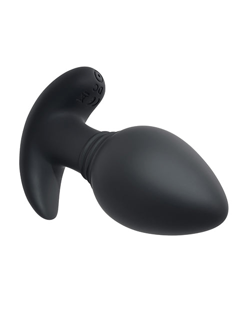 Playboy Navy Velvet-Smooth Vibrating Butt Plug Product Image.