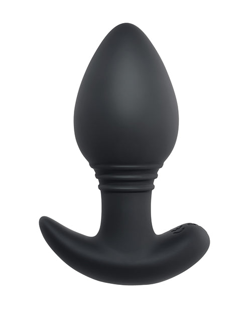 Playboy Navy Velvet-Smooth Vibrating Butt Plug Product Image.