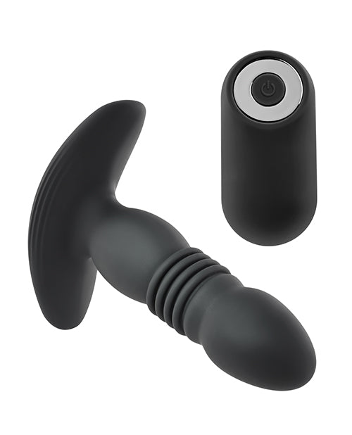 Playboy Pleasure Thrust Butt Plug：終極振動與推力體驗 Product Image.