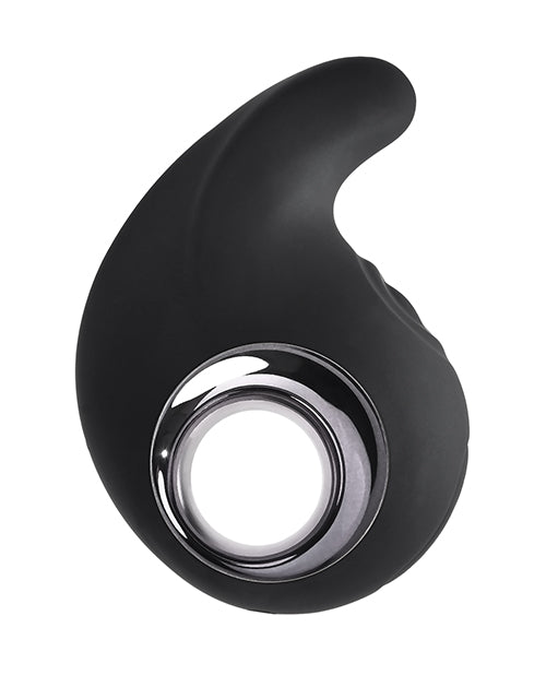 Playboy Ring My Bell - Vibrador de doble estimulación personalizable negro Product Image.