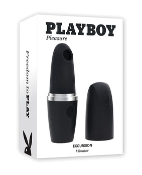 Vibrador de succión de clítoris Playboy Pleasures Excursion - Negro - Featured Product Image