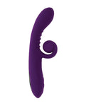 Playboy Pleasure Curlicue Rabbit Vibrator - Acai: Unleash Your Sensuality